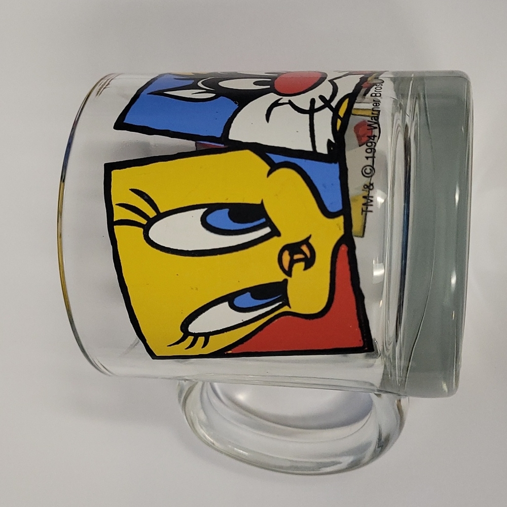Warner Brothers glass mug